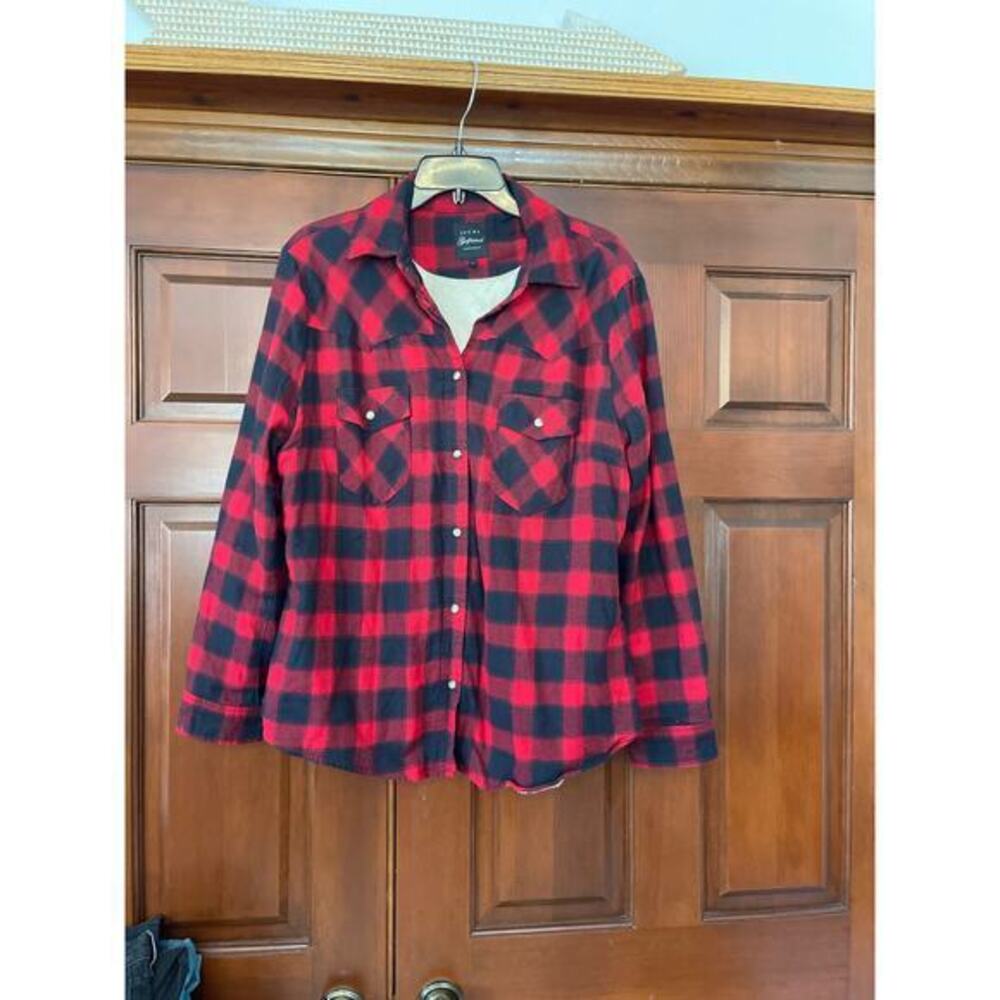 JACHS GIRLFRIEND UBER SOFT FLEECE LINED SHACKET LARGE